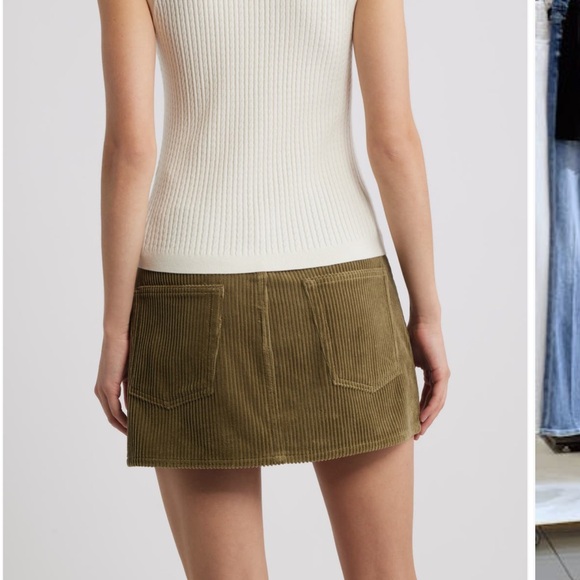 Frame Denim Ivory Ribbed Tank Top - Picture 9 of 14